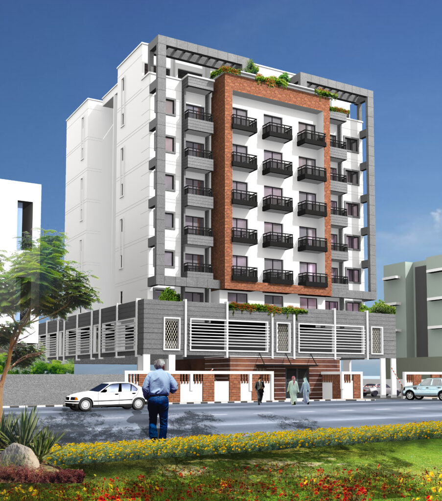 G+7-Residential Building-Pic-01
